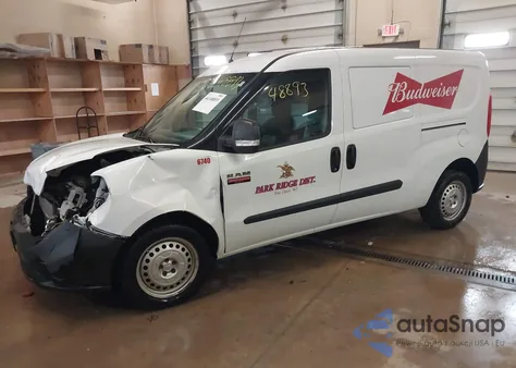 2019 Ram Promaster City Tradesman from USA, damaged, VIN ZFBHRFAB9K6M96740